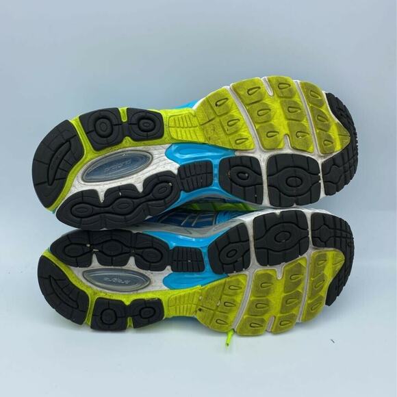 Saucony Womens Progrid Pinnacle 2 Running Shoes Blue Green Low Top Lace Up 7M - Picture 7 of 8